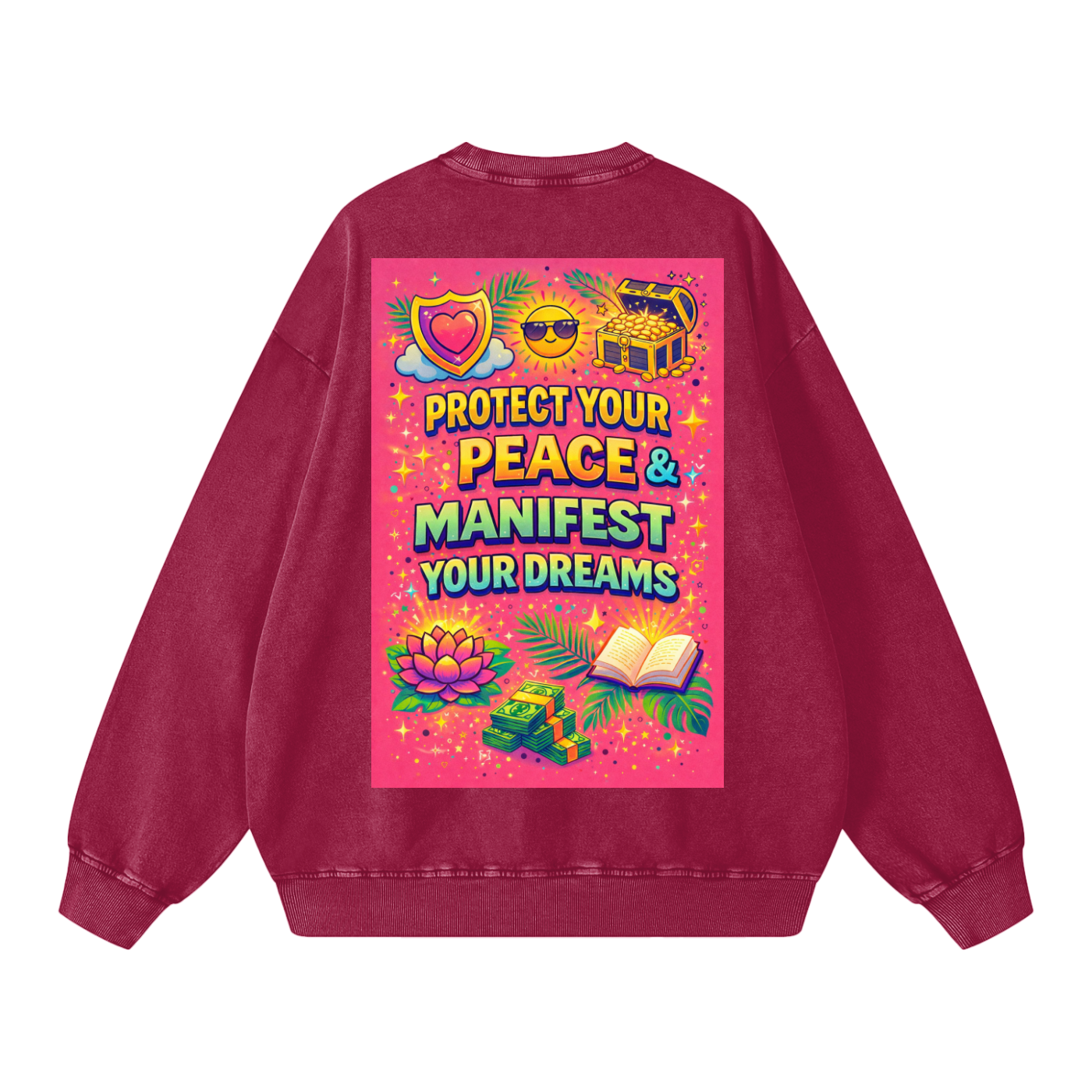 "PROTECT YOUR PEACE & MANIFEST YOUR DREAMS" PeaceManifest Sweatshirt