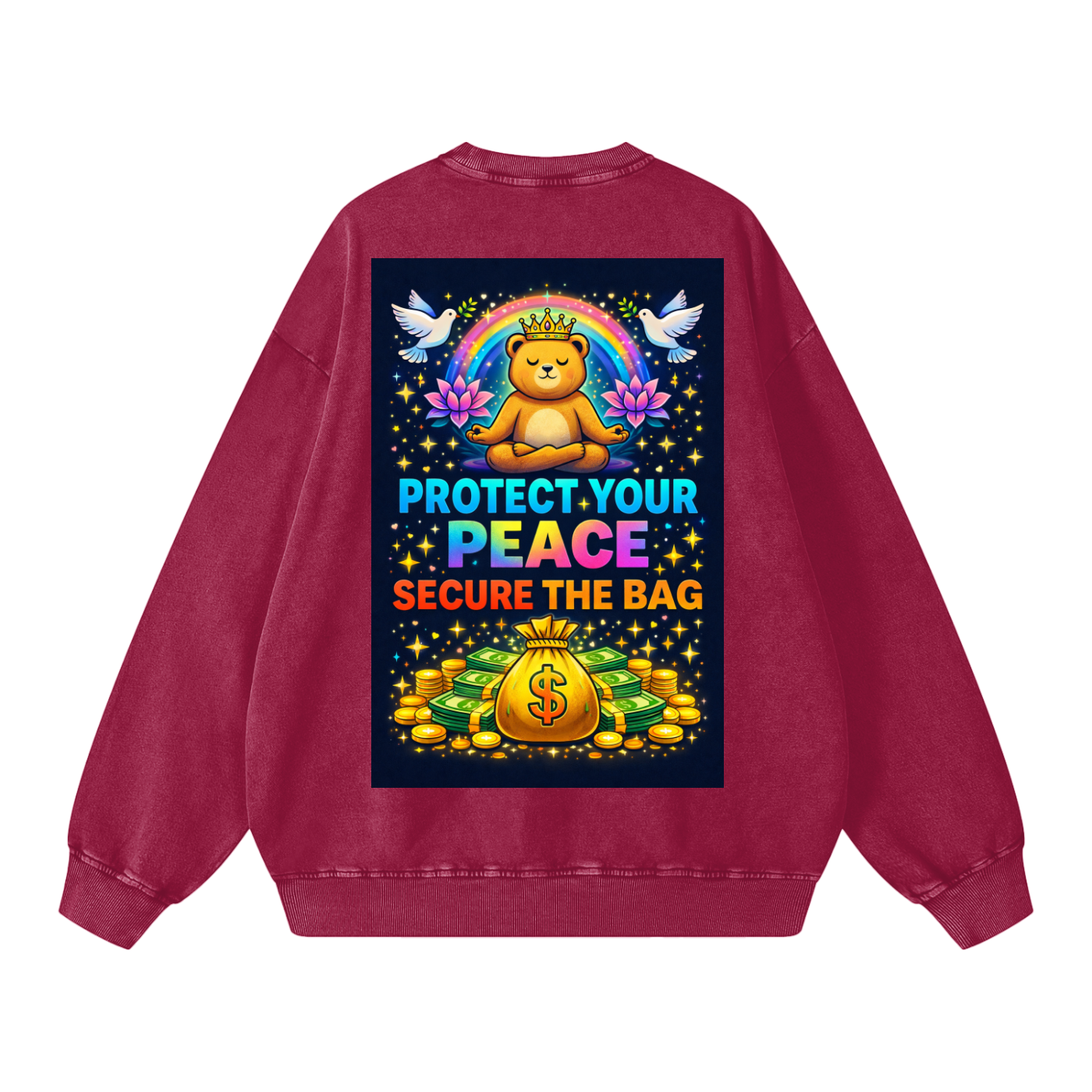 "PROTECT YOUR PEACE SECURE THE BAG" PeaceSecure Sweatshirt