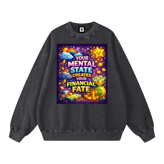 "YOUR MENTAL STATE CREATES YOUR FINANCIAL FATE" MentalFate Sweatshirt