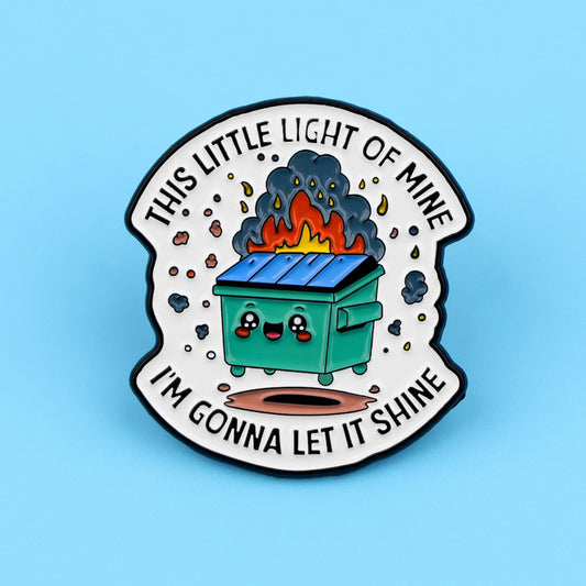 GlowFire Pin - Bold Resilience Badge