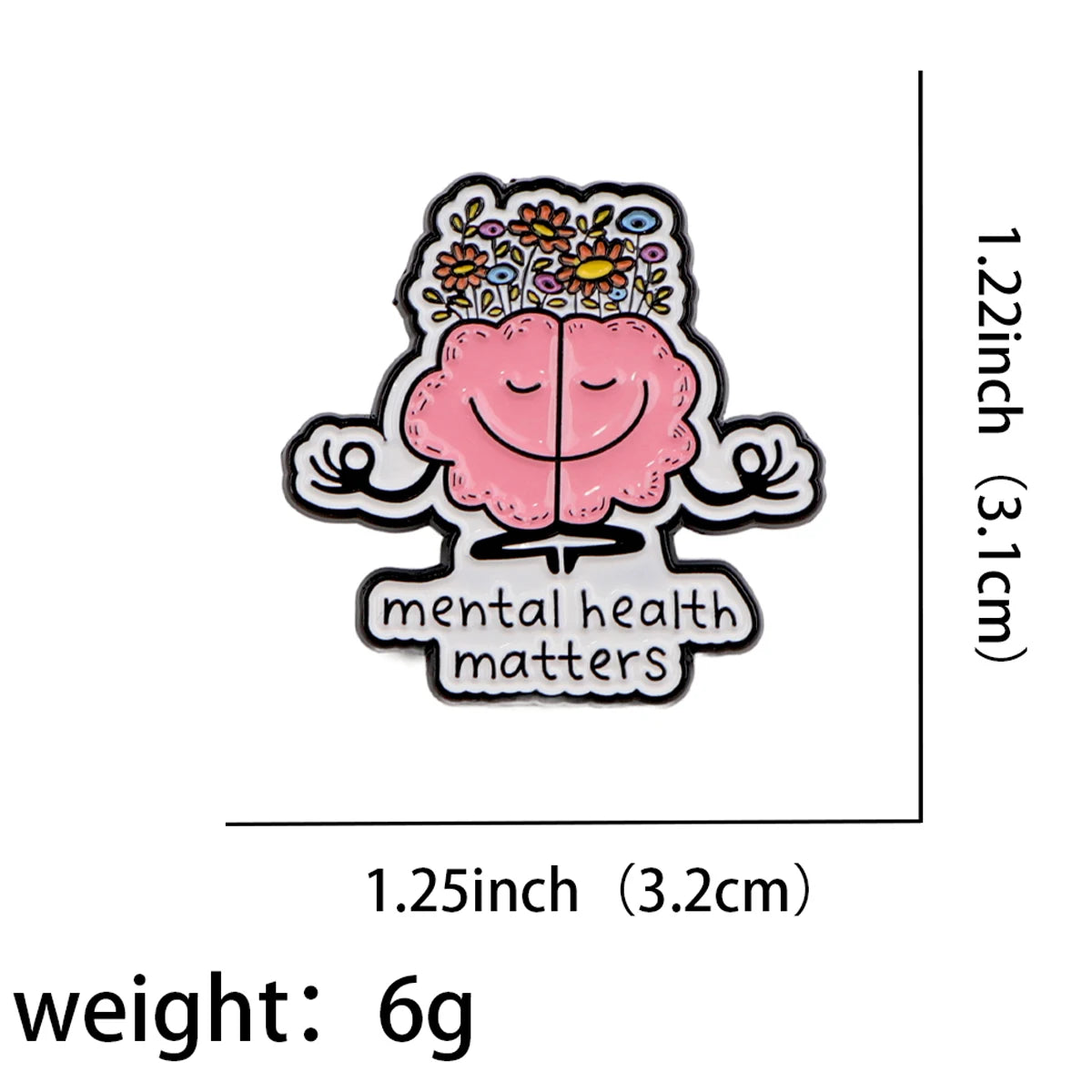 MindBloom Pin - Bold Serenity Badge