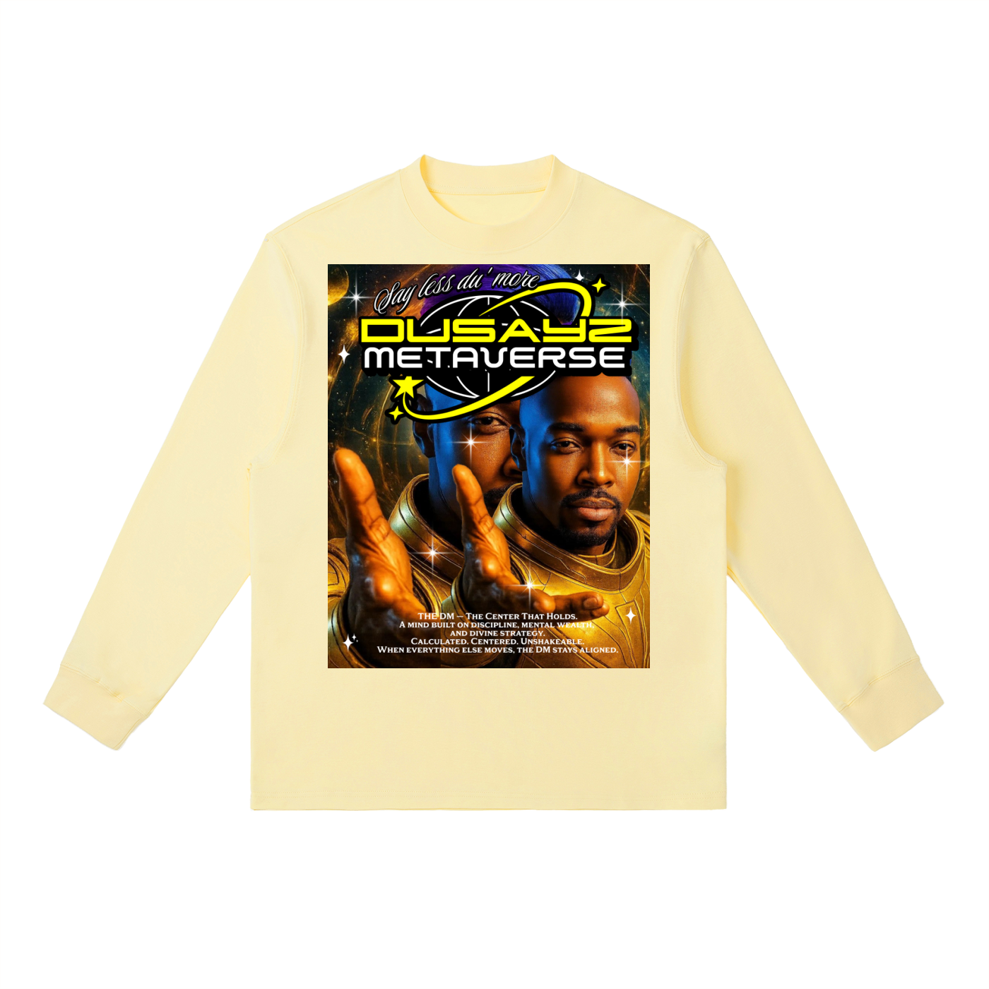 I Am The Center That Holds – Official DusayZ MetaVerse Crewneck Long-Sleeve T-Shirt