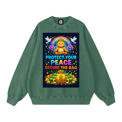 "PROTECT YOUR PEACE SECURE THE BAG" PeaceSecure Sweatshirt