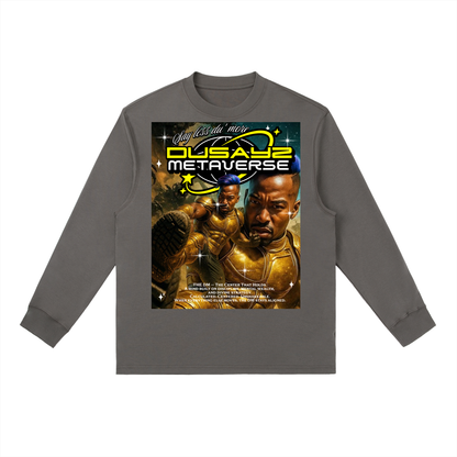 WAR READY/ VICTORY STOMP – Official DusayZ MetaVerse Crewneck Long-Sleeve T-Shirt