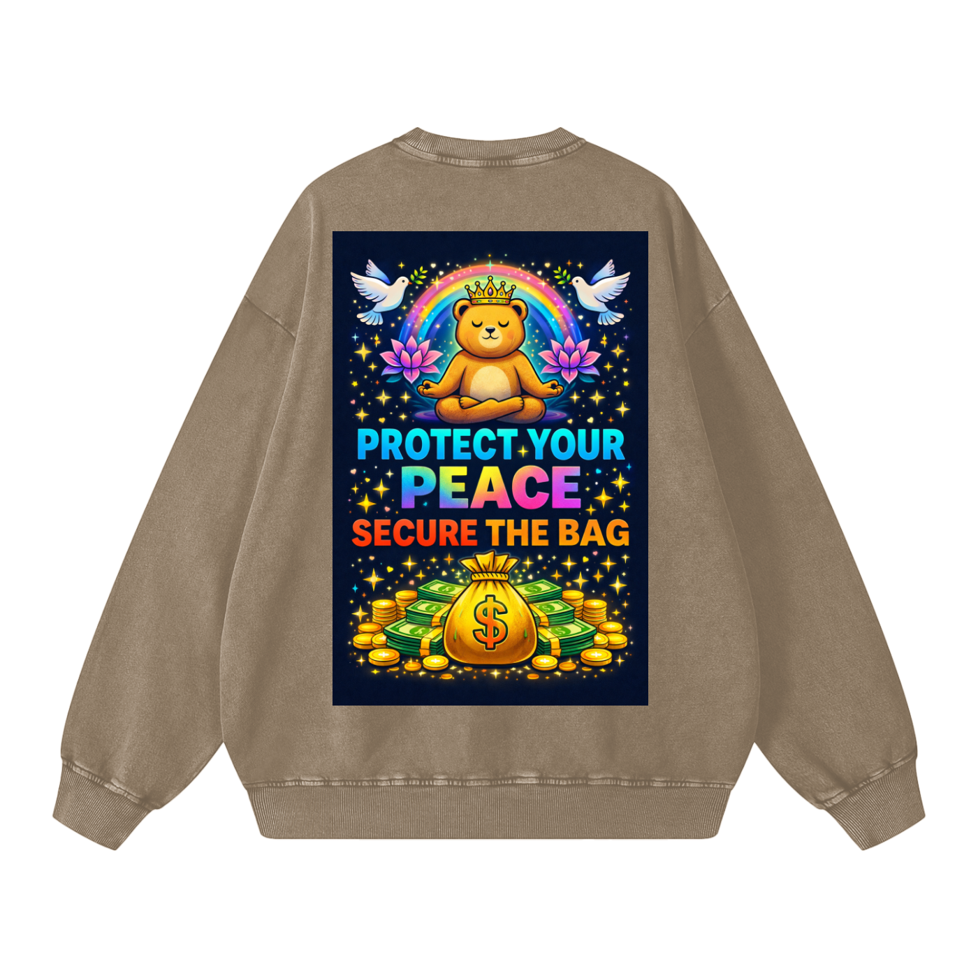 "PROTECT YOUR PEACE SECURE THE BAG" PeaceSecure Sweatshirt