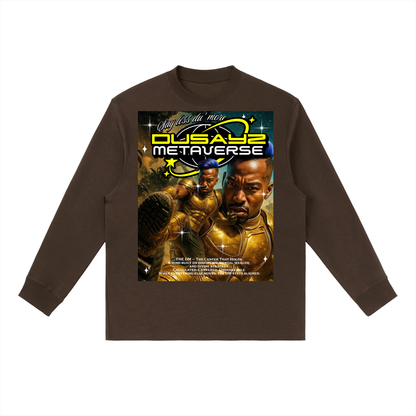 WAR READY/ VICTORY STOMP – Official DusayZ MetaVerse Crewneck Long-Sleeve T-Shirt
