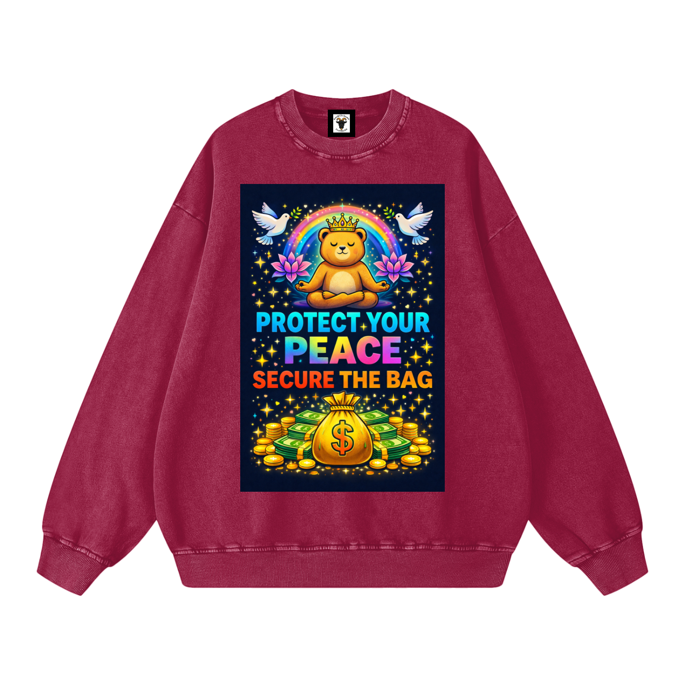 "PROTECT YOUR PEACE SECURE THE BAG" PeaceSecure Sweatshirt