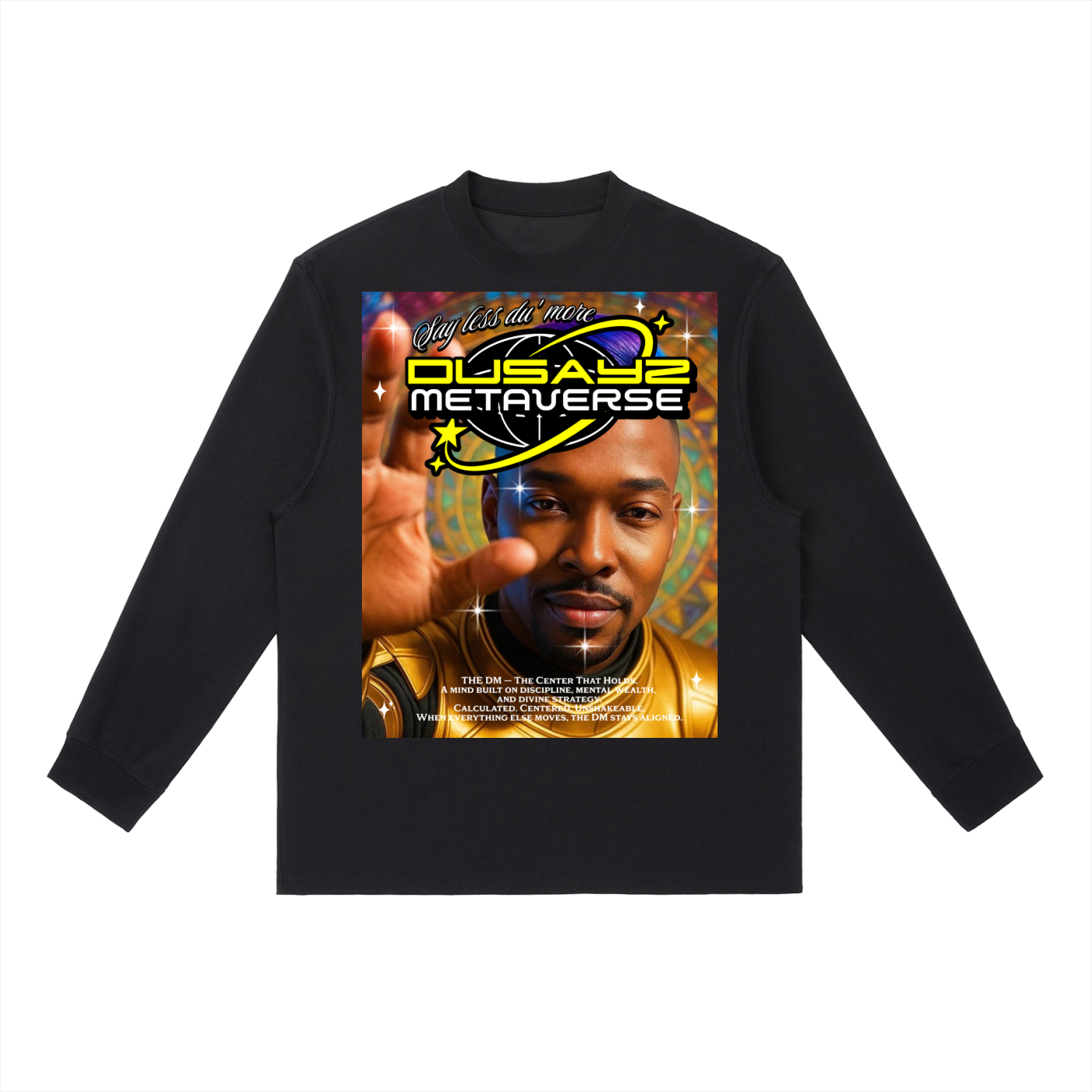 I AM THE SIGNAL – Official DusayZ MetaVerse Crewneck Long-Sleeve T-Shirt