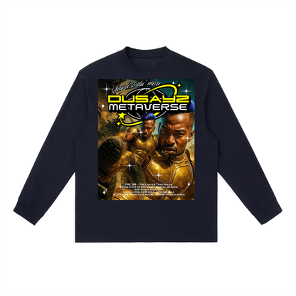 WAR READY/ VICTORY STOMP – Official DusayZ MetaVerse Crewneck Long-Sleeve T-Shirt