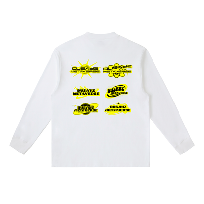 WAR READY/ VICTORY STOMP – Official DusayZ MetaVerse Crewneck Long-Sleeve T-Shirt