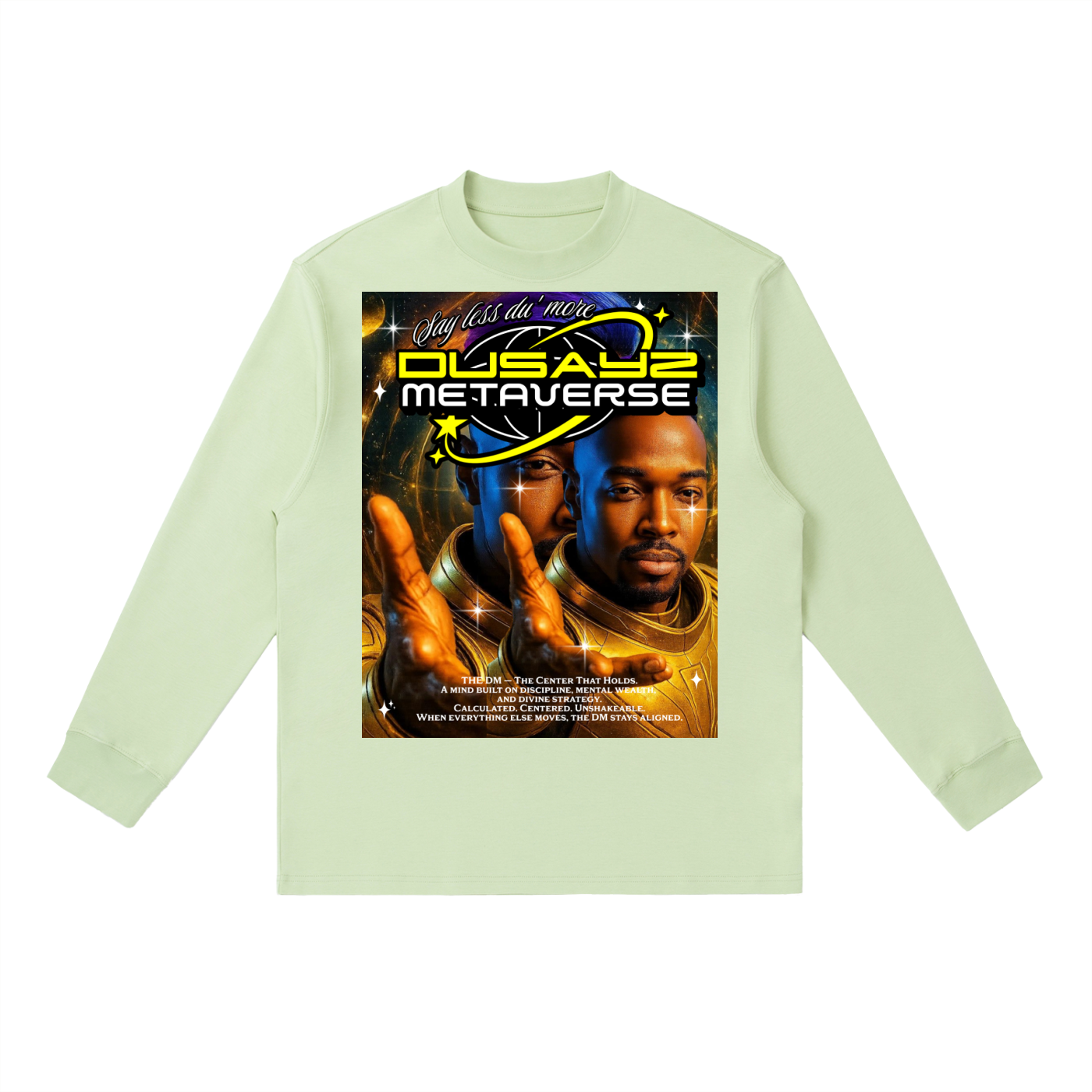 I Am The Center That Holds – Official DusayZ MetaVerse Crewneck Long-Sleeve T-Shirt