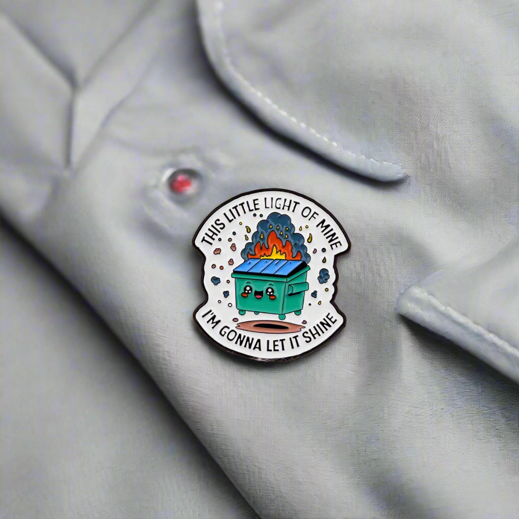 GlowFire Pin - Bold Resilience Badge
