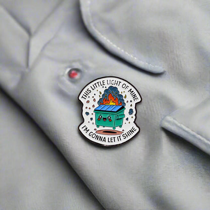 GlowFire Pin - Bold Resilience Badge