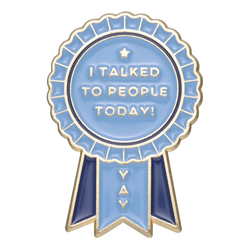 VictoryRibbon Pins - Bold Milestone Badges