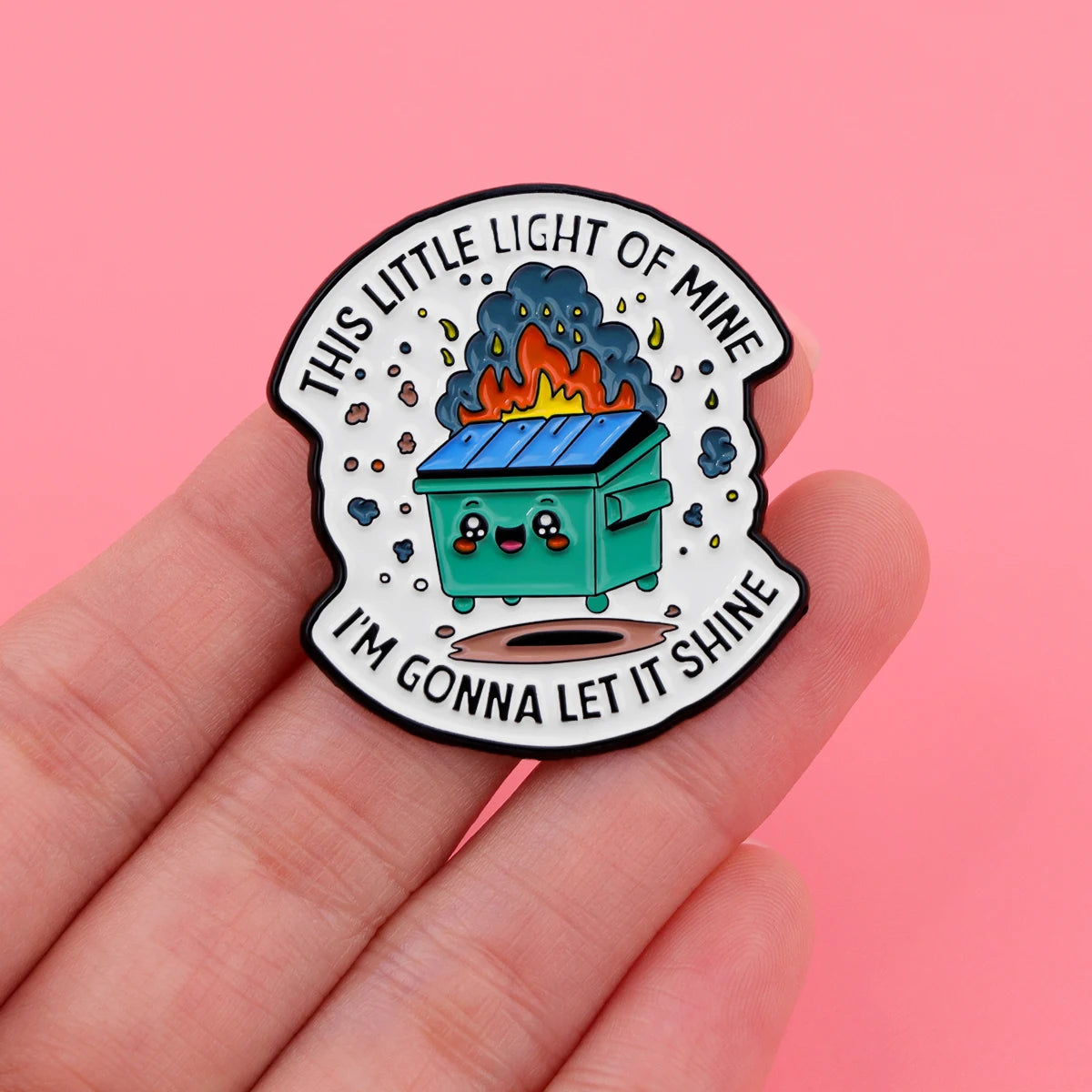 GlowFire Pin - Bold Resilience Badge