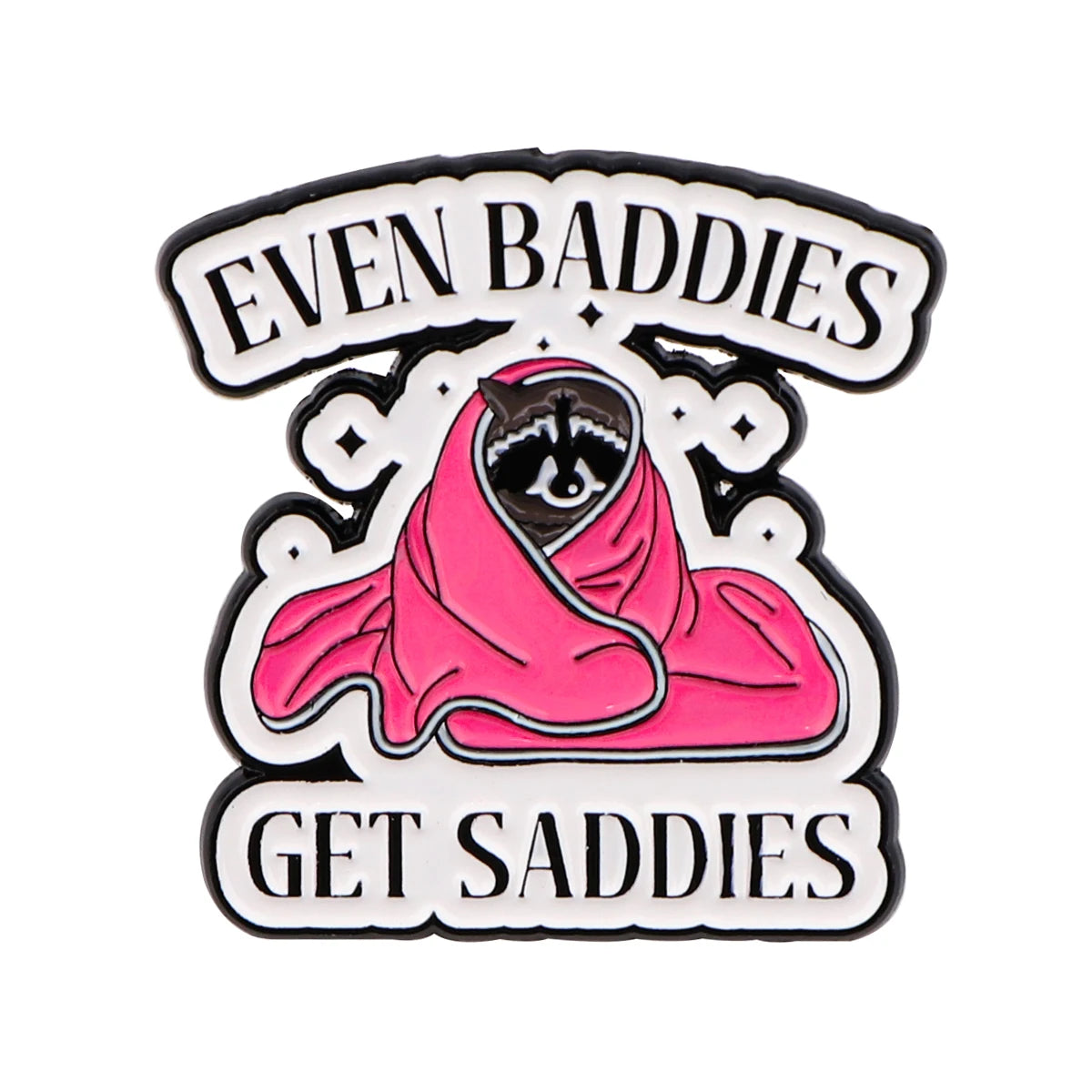 RaccoonRest Pin - Bold Vulnerability Badge