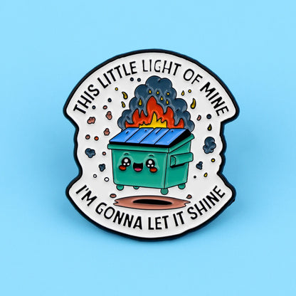 GlowFire Pin - Bold Resilience Badge