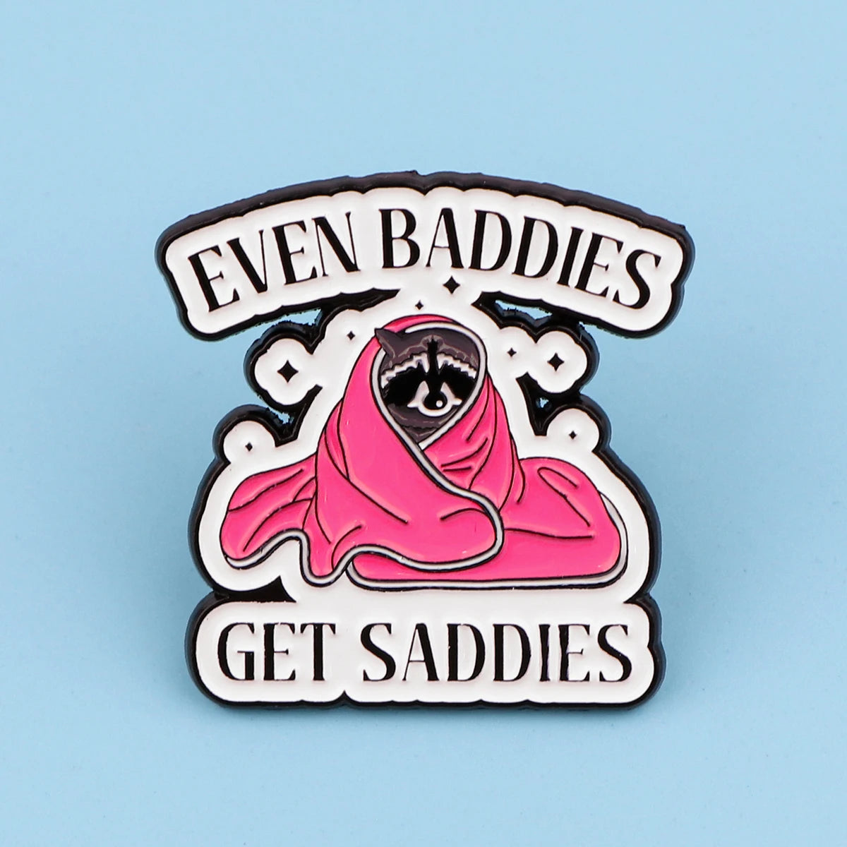 RaccoonRest Pin - Bold Vulnerability Badge