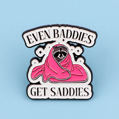 RaccoonRest Pin - Bold Vulnerability Badge