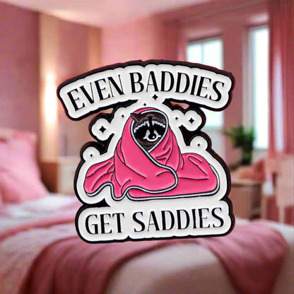 RaccoonRest Pin - Bold Vulnerability Badge