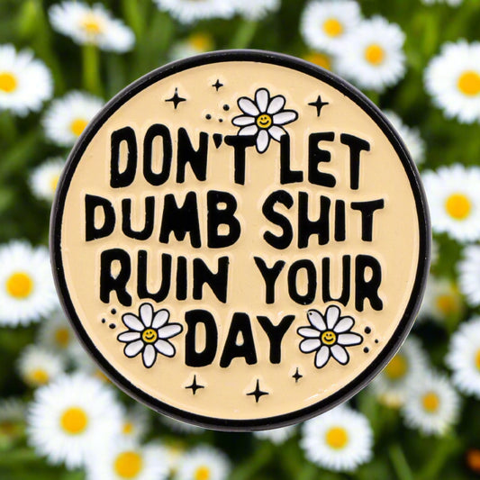 DaisyDefy Pin - Bold Resilience Badge