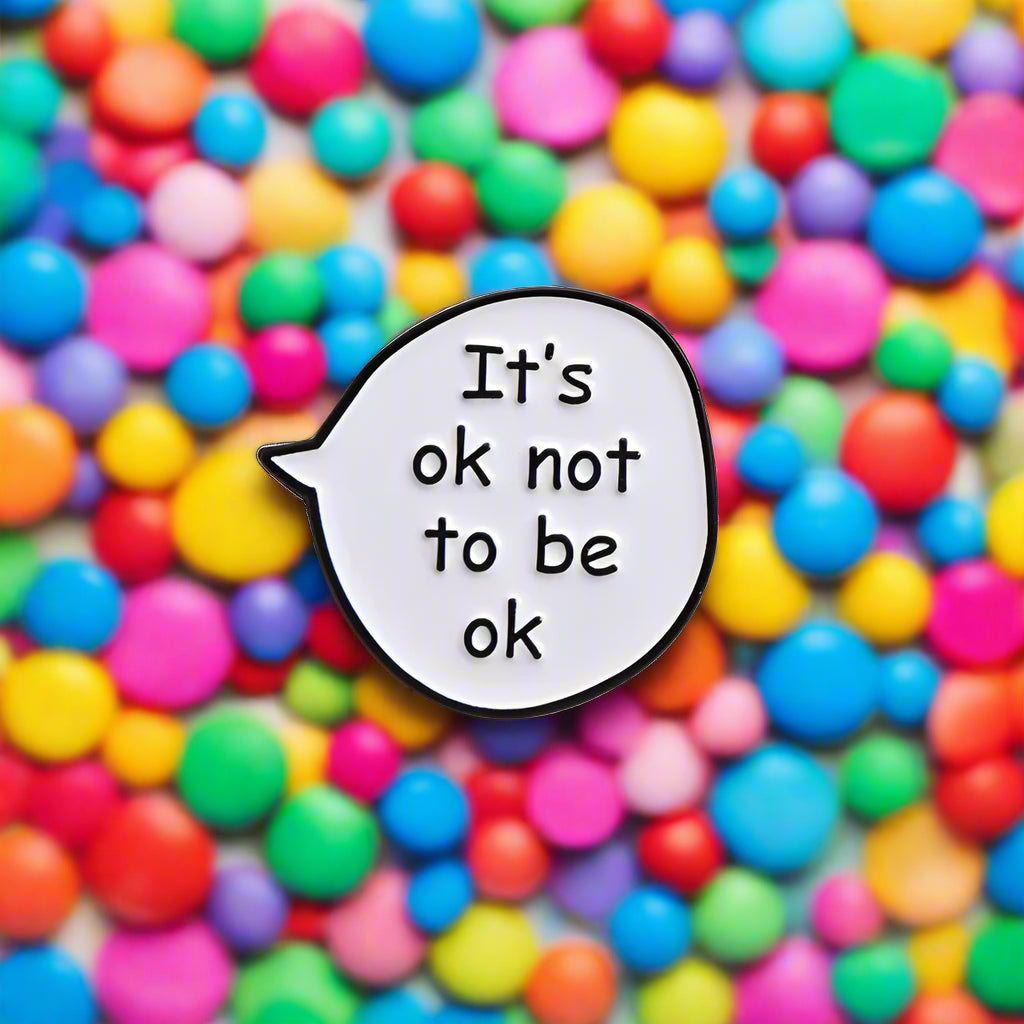 OkVibe Pin - Bold Acceptance Badge