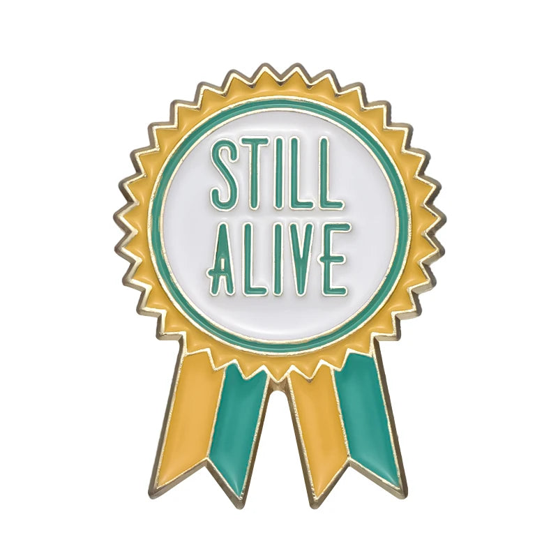 VictoryRibbon Pins - Bold Milestone Badges