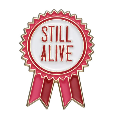VictoryRibbon Pins - Bold Milestone Badges