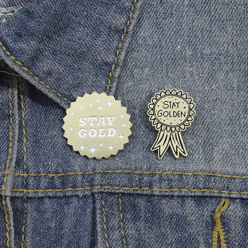 VictoryRibbon Pins - Bold Milestone Badges