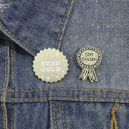 VictoryRibbon Pins - Bold Milestone Badges