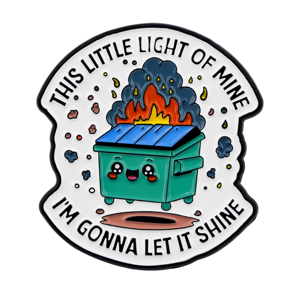 GlowFire Pin - Bold Resilience Badge