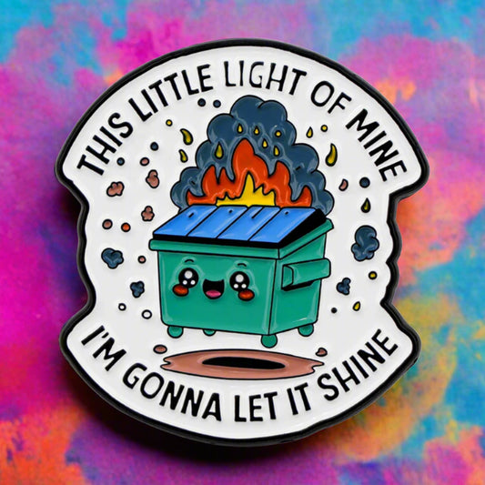 GlowFire Pin - Bold Resilience Badge