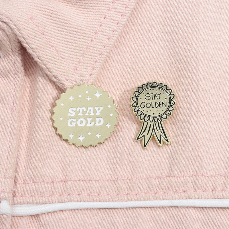 VictoryRibbon Pins - Bold Milestone Badges