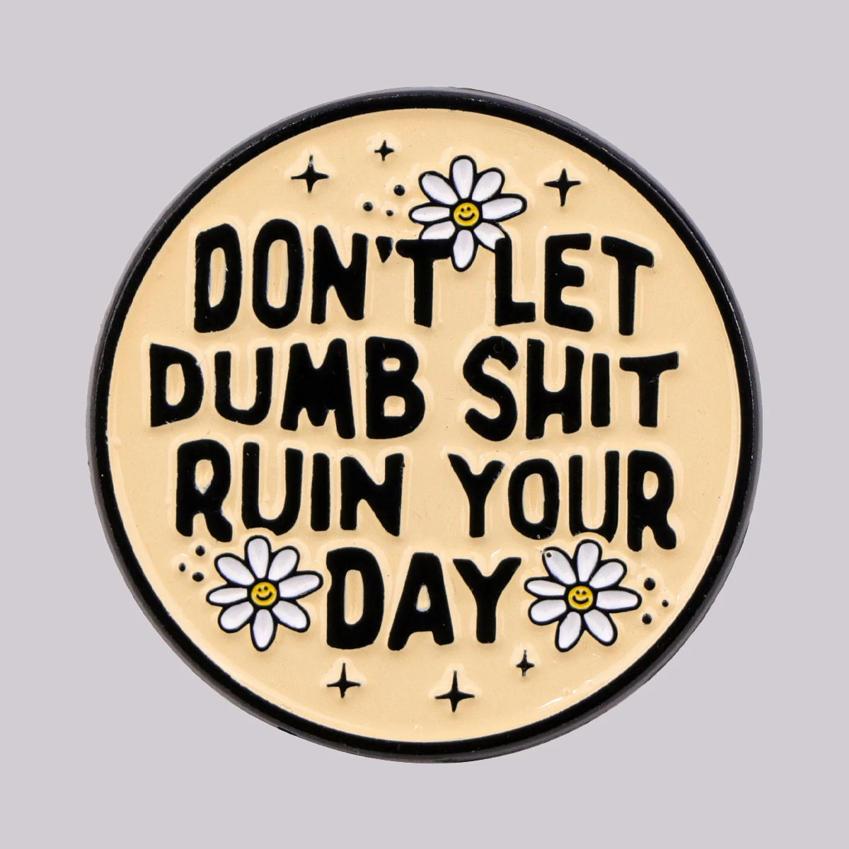 DaisyDefy Pin - Bold Resilience Badge