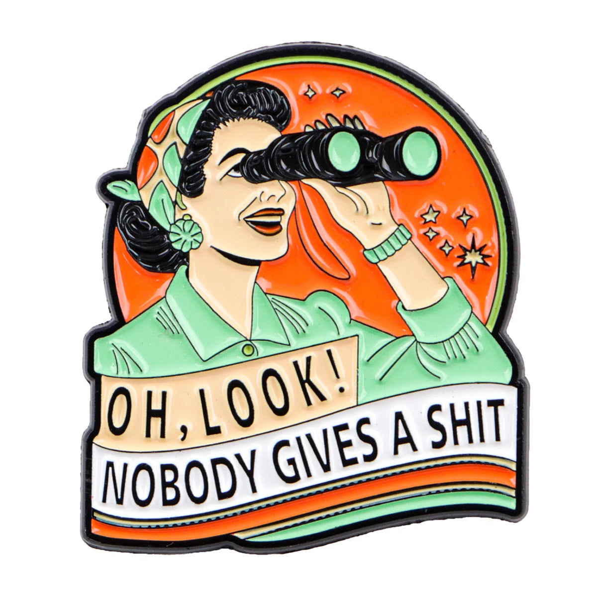 LookOut Pin - Bold Perspective Badge