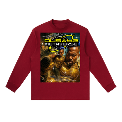 WAR READY/ VICTORY STOMP – Official DusayZ MetaVerse Crewneck Long-Sleeve T-Shirt