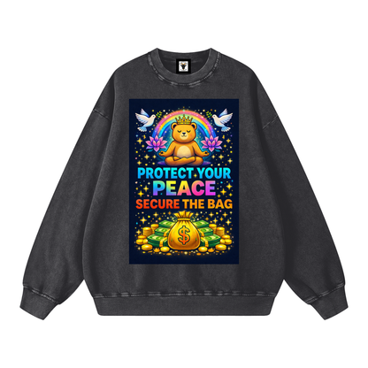 "PROTECT YOUR PEACE SECURE THE BAG" PeaceSecure Sweatshirt