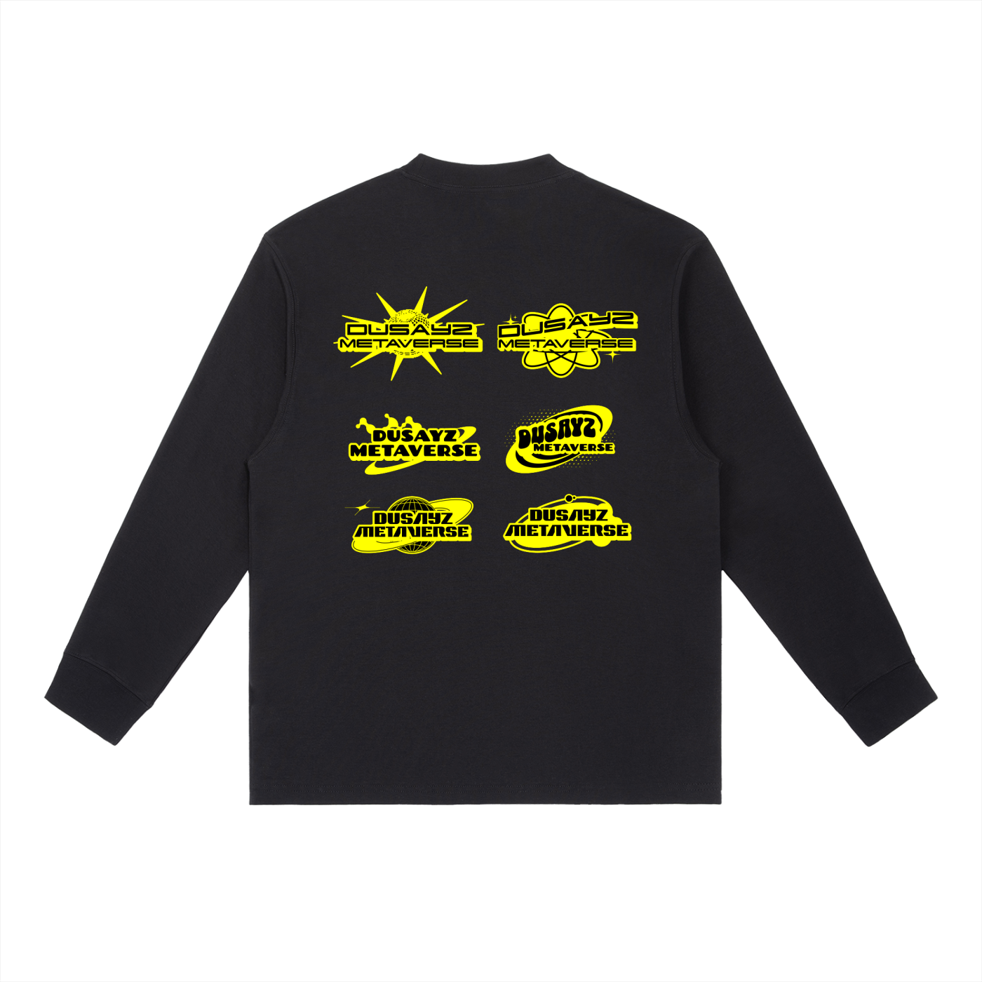 WAR READY/ VICTORY STOMP – Official DusayZ MetaVerse Crewneck Long-Sleeve T-Shirt