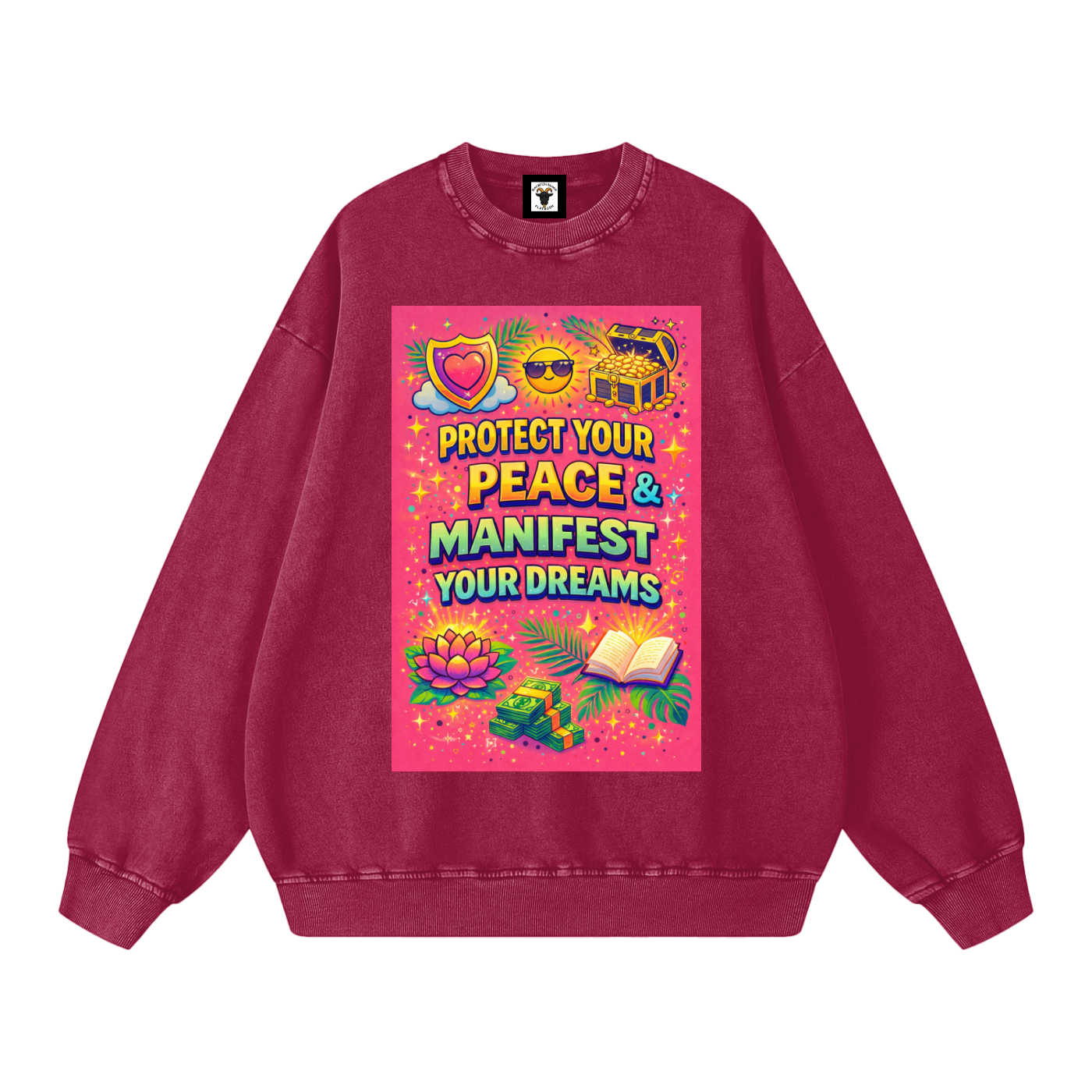"PROTECT YOUR PEACE & MANIFEST YOUR DREAMS" PeaceManifest Sweatshirt