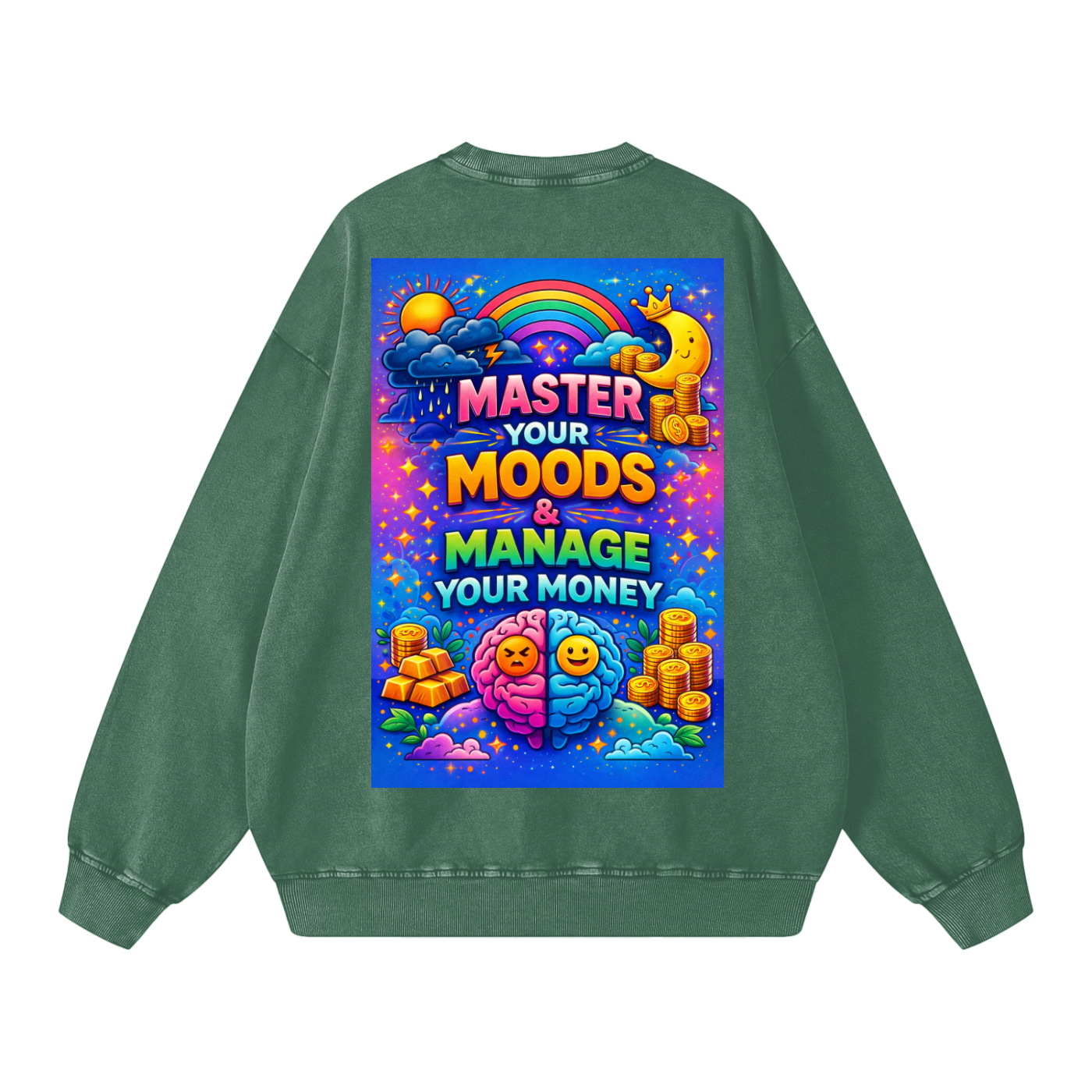 "MASTER YOUR MOODS & MANAGE YOUR MONEY" MoodMaster Sweatshirt