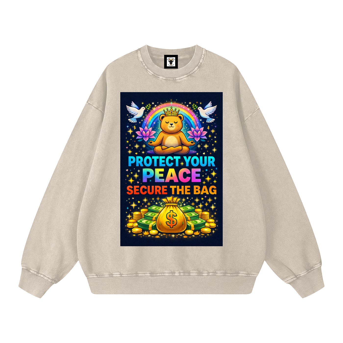 "PROTECT YOUR PEACE SECURE THE BAG" PeaceSecure Sweatshirt