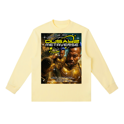 WAR READY/ VICTORY STOMP – Official DusayZ MetaVerse Crewneck Long-Sleeve T-Shirt