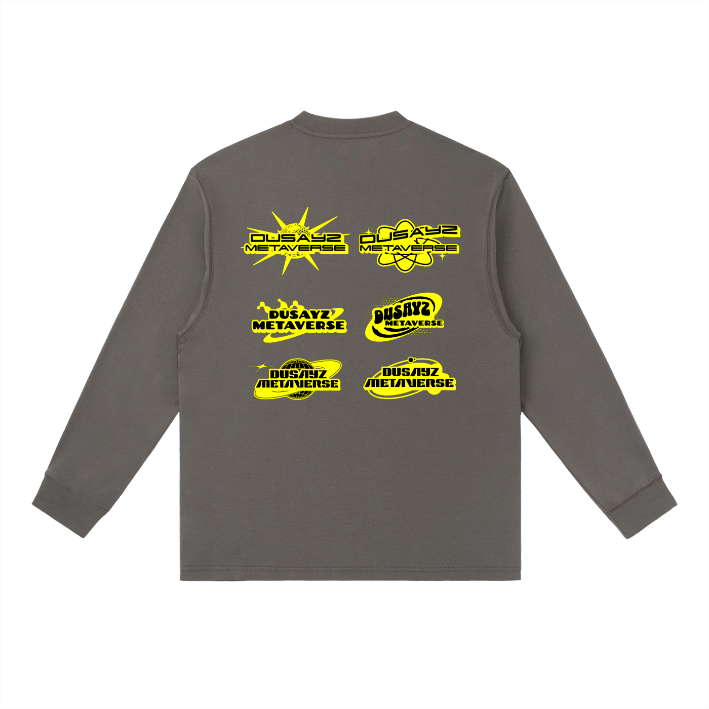 WAR READY/ VICTORY STOMP – Official DusayZ MetaVerse Crewneck Long-Sleeve T-Shirt