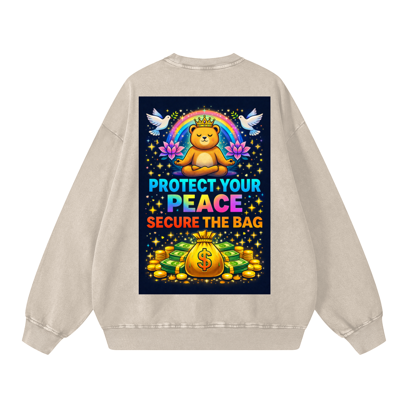 "PROTECT YOUR PEACE SECURE THE BAG" PeaceSecure Sweatshirt