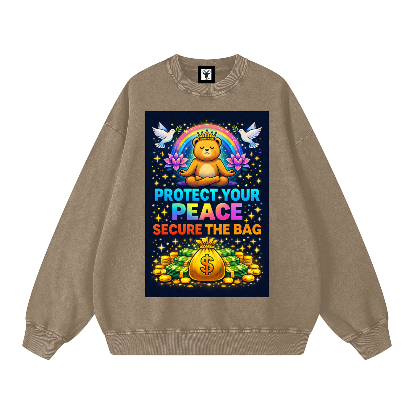 "PROTECT YOUR PEACE SECURE THE BAG" PeaceSecure Sweatshirt