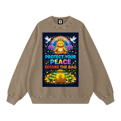 "PROTECT YOUR PEACE SECURE THE BAG" PeaceSecure Sweatshirt